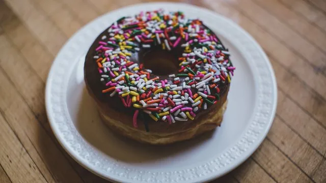 Baked Chocolate Sprinkle Donuts