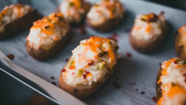 Baked Potatoes with Toppings