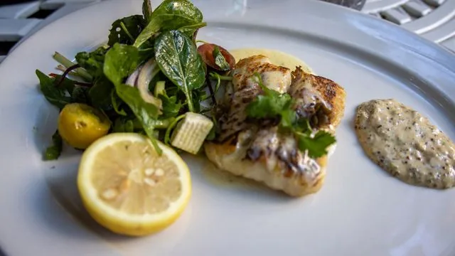 Barramundi with Salad