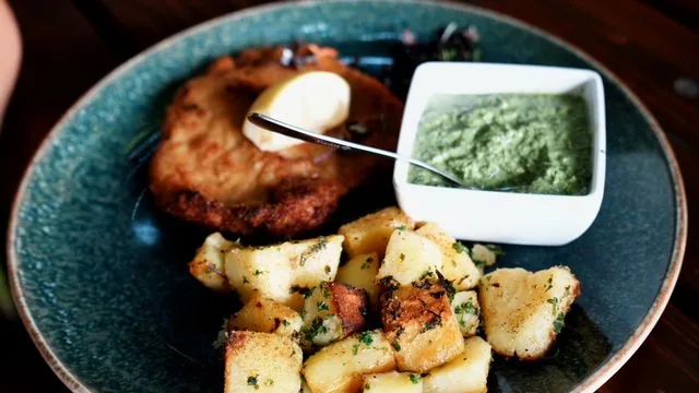 Schnitzel with Potato Salad